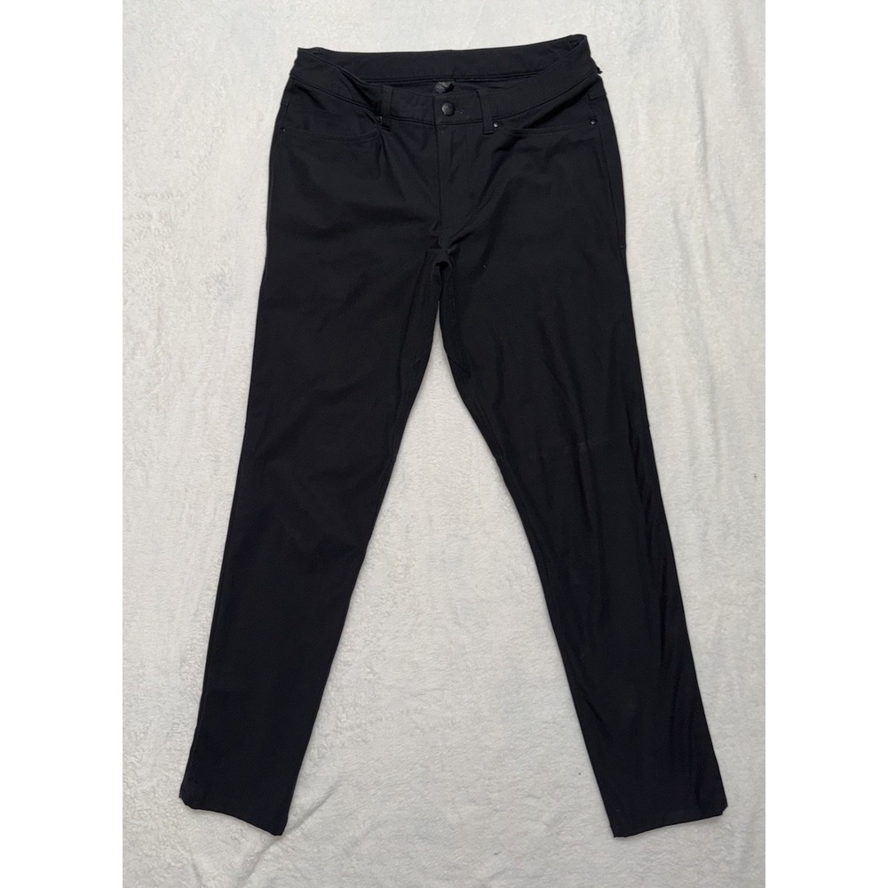 Lululemon Mens Black Commission Pant Warpstreme Size 35